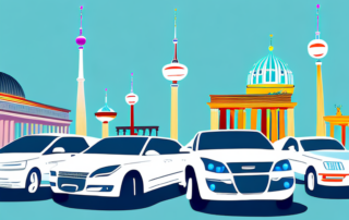 Various cars with different types of vibrant and glossy vehicle wraps