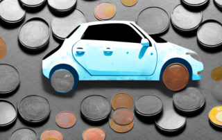 A car with visible scratches on its surface