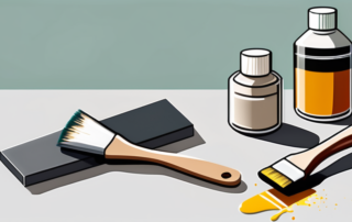 Various tools and products such as a paint scraper