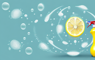 A car being washed with eco-friendly household items like a vinegar bottle