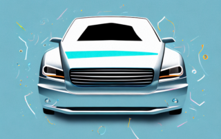 A car half-covered in a foil wrap