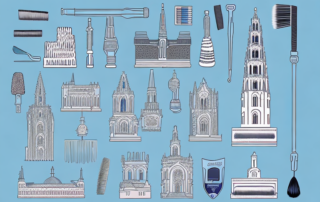 Various car detailing tools like sponges