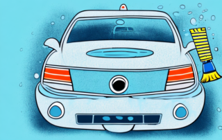 A car with visible chalky spots on its paintwork