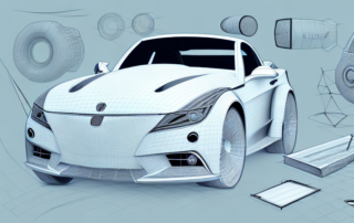 Various car design tools such as a sketchbook