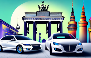 A variety of cars with different types of glossy