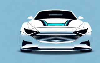 A sleek car with a glossy carbon fiber wrap