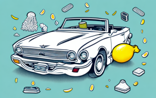 A convertible car with its top down