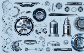 Several types of car rims