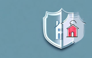 A house key surrounded by a protective shield