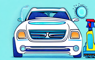 A car with sparkling clean windows