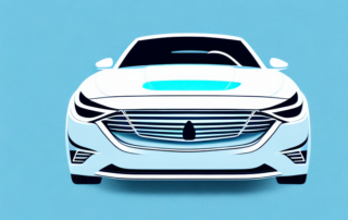 A sleek car covered with a transparent protective film