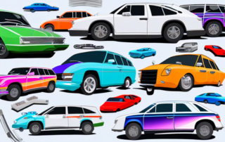 A variety of vehicles