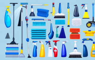 A well-organized car cleaning facility