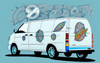 A transporter van with various creative and unique design elements