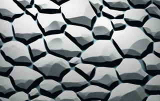 A car windshield with a protective film