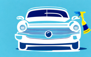 A car with shiny polished paintwork