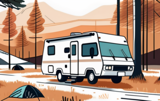 A motorhome with a ceramic coating