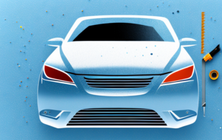 A car half-covered in high-quality foil