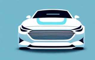 A sleek car with a matte paint finish