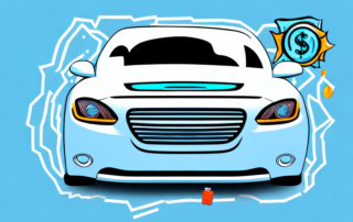 A car half covered in a glossy foil wrap