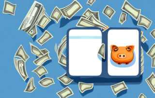 A wallet with money partially sticking out