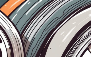 A car with all-weather tires