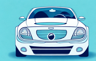 A car with a shiny finish