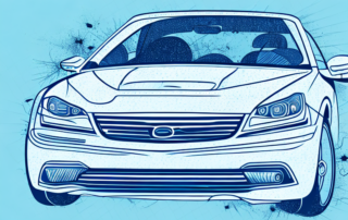 A car with visible scratches on its plastic parts