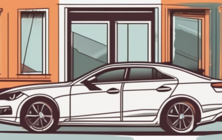 A car with tinted windows