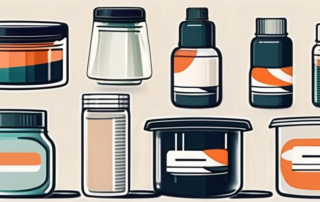 Various plastic items with a glossy shine