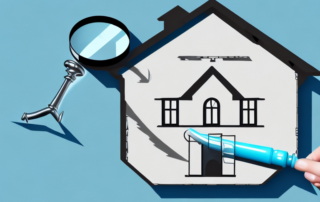 A secured house surrounded by a symbolic shield