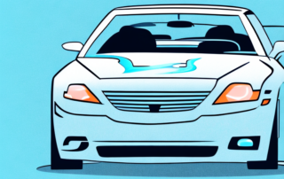 A car with visible scratches on the side