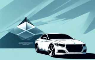 A sleek car with a protective