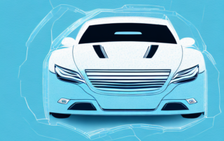 A car wrapped in a transparent film