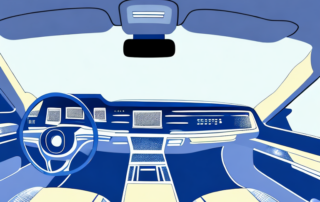 A vehicle's interior cockpit sparkling clean and shiny