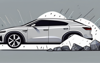 A matte car protection film with visual indications of its strength against stone chips