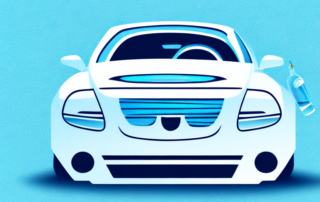 A car with a shiny finish