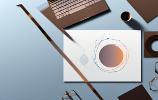 A sheet of matte bronze foil