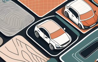 Several different types of car mats