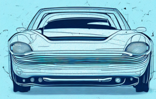 A car with a noticeable scratch on its side