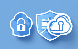 A cloud storage symbol