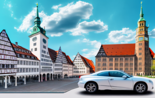 A variety of car care products like wax