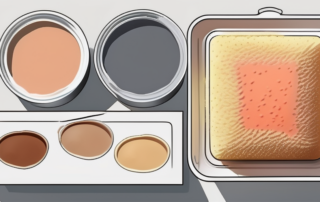 A matte painted surface