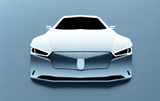 A sleek vehicle covered in carbon optic foil