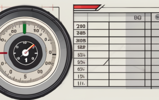 A pirelli tire with a pressure gauge inserted into it