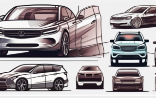 Several cars with a glossy