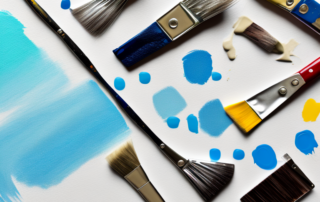 Various tools such as a paint scraper