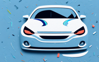 A car covered with self-adhesive carbon foil