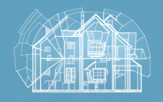 A home protected under a transparent shield