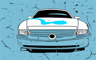 A car with visible scratches on its paintwork